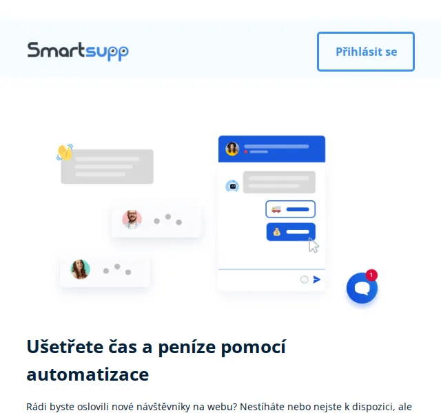 Smartsupp: Automatizace komunikace – červen 2026 | Nuslet.cz