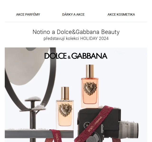 Notino: Vánoční parfémy Dolce&Gabbana – červenec 2026 | Nuslet.cz