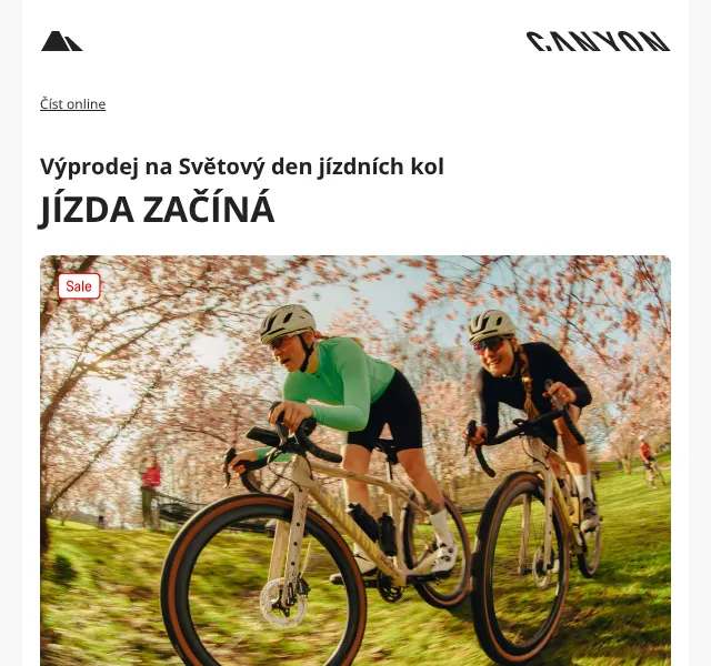 Canyon Bicycles: Až 30 % sleva na kola – květen 2026