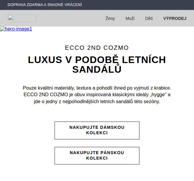 ECCO: Letní sandály ECCO 2ND COZMO s dopravou zdarma – červen 2026 | Nuslet.cz