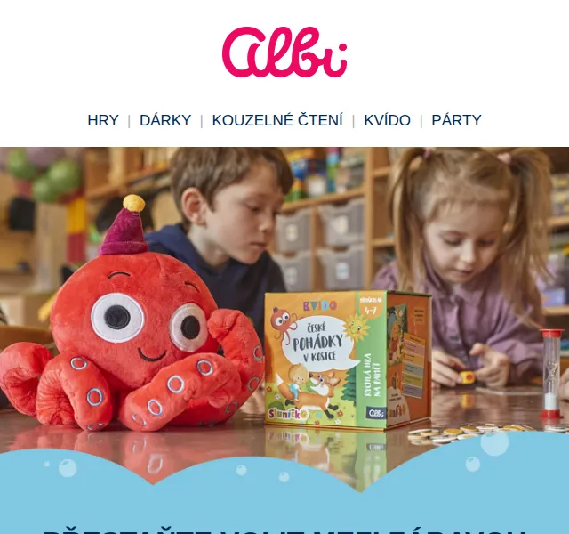 Albi: Kvído sleva 20 % – duben 2026 | Nuslet.cz