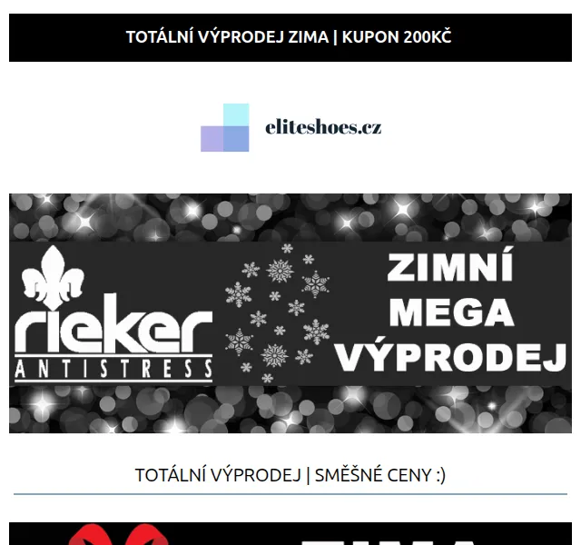 Eliteshoes: Totální výprodej zimní kolekce – červenec 2026 | Nuslet.cz
