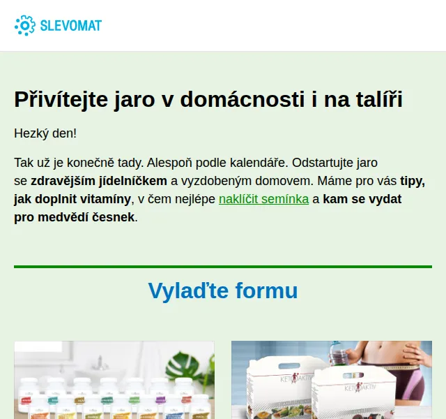 Slevomat: Jaro na talíři – medvědí česnek a doplňky stravy – červen 2026 | Nuslet.cz