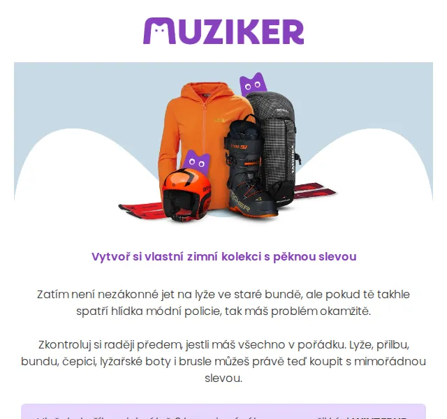 Muziker: Povinná kontrola zimní výbavy – červenec 2026 | Nuslet.cz