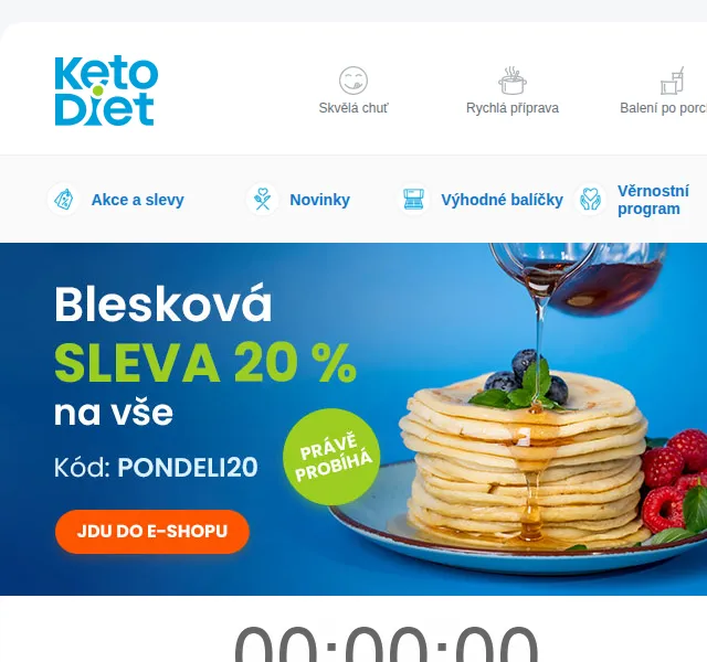 KetoDiet: Blesková sleva 20 % na vše – červenec 2026 | Nuslet.cz