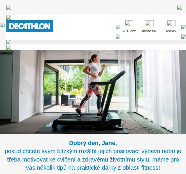 DECATHLON: Fitness dárky s dopravou zdarma – červen 2026 | Nuslet.cz