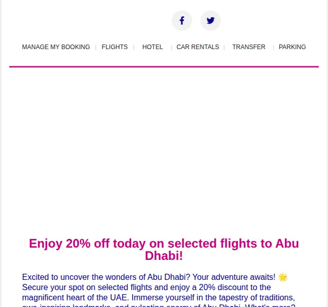 Wizz Air: 20% sleva na letenky do Abú Zabí – červenec 2026 | Nuslet.cz