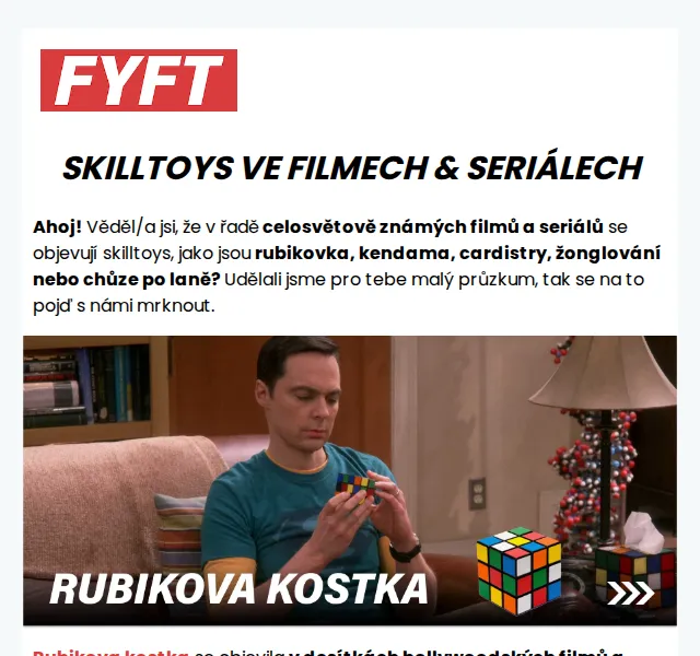 Zuzka | FYFT.cz: Skilltoys ve filmech – červenec 2026 | Nuslet.cz