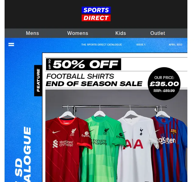 Sportsdirect.com: Až 70% sleva na fotbal Nike & adidas – červen 2026 | Nuslet.cz