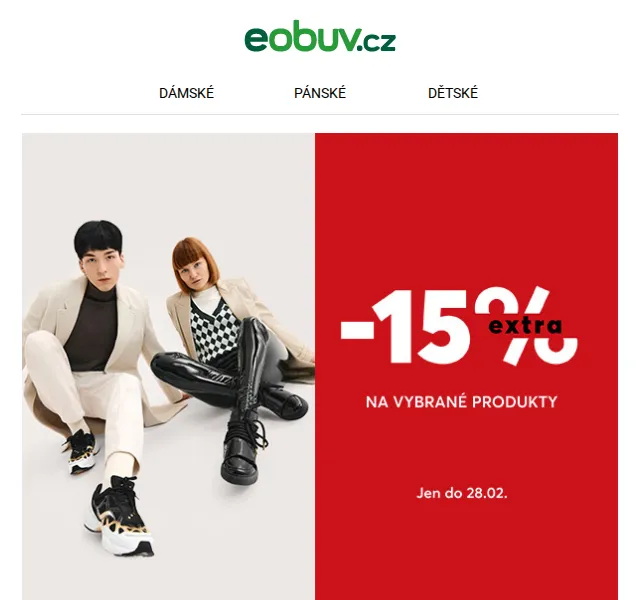 eobuv.cz: Extra sleva -15 % na boty a kabelky – červen 2026 | Nuslet.cz