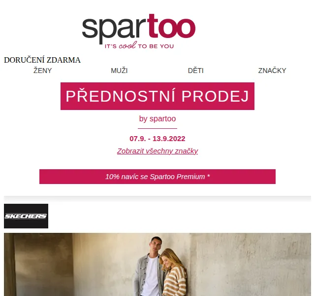 Spartoo: Sleva až 50 % na Skechers a Emporio Armani – září 2022 | Nuslet.cz