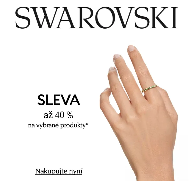Swarovski: slevy až 40 % na prsteny – červenec 2026 | Nuslet.cz