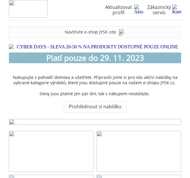 JYSK: Sleva až 50 % na online vybavení domácnosti – červenec 2026 | Nuslet.cz
