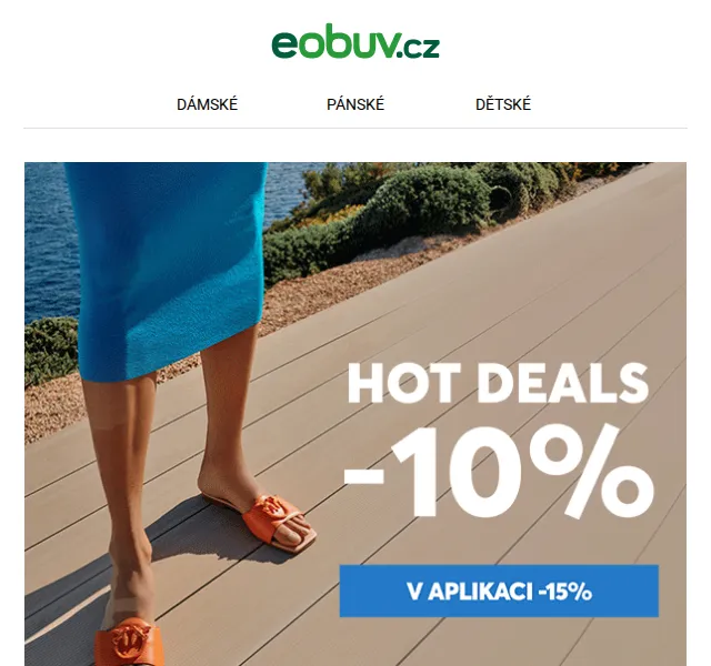 eobuv: Letní bestsellery s extra slevou – červenec 2026 | Nuslet.cz