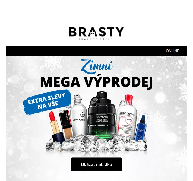 BRASTY: Mega zimní výprodej parfémů a kosmetiky – červen 2026 | Nuslet.cz