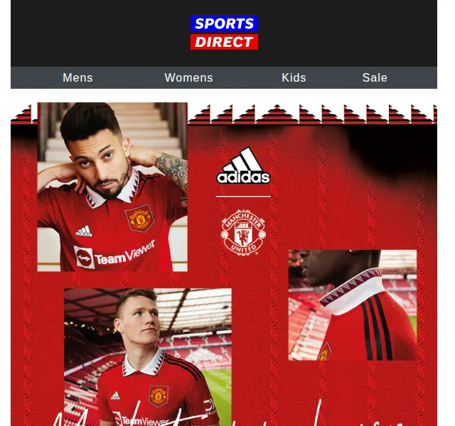 Sportsdirect.com: Manchester United a adidas dresy – červenec 2026 | Nuslet.cz