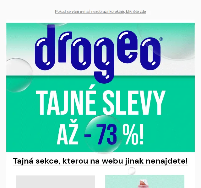 Drogeo: Tajné slevy až 50 % – červen 2026 | Nuslet.cz