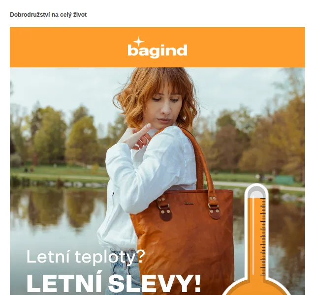 Bagind: letní sleva 30 % na vše – červenec 2026 | Nuslet.cz