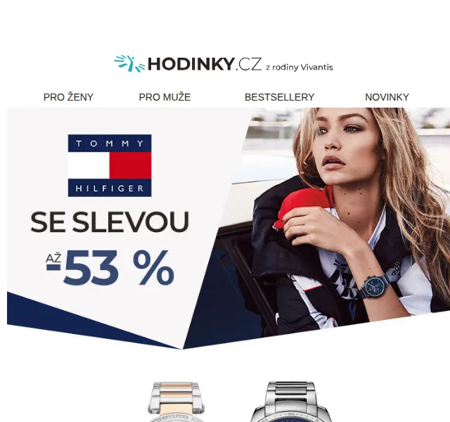 Hodinky.cz: Tommy Hilfiger se slevou až 53 % – červen 2026 | Nuslet.cz