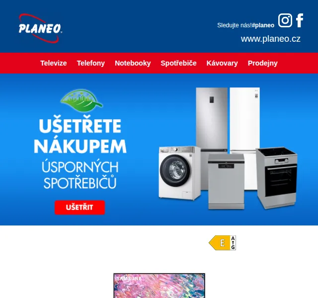 Planeo: Slevy na televize, spotřebiče – říjen 2022 | Nuslet.cz