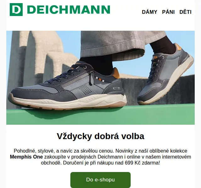 DEICHMANN: Memphis One tenisky od 799 Kč – červenec 2026 | Nuslet.cz
