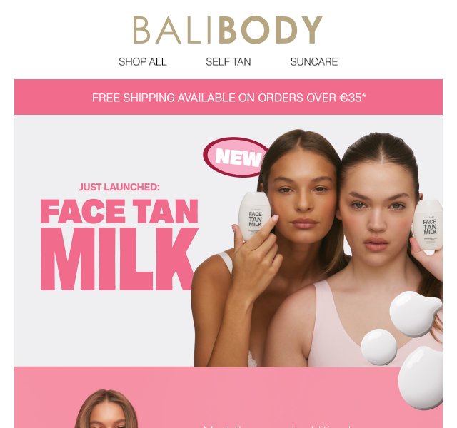 Bali Body: Face Tan Milk nová kolekce – duben 2026