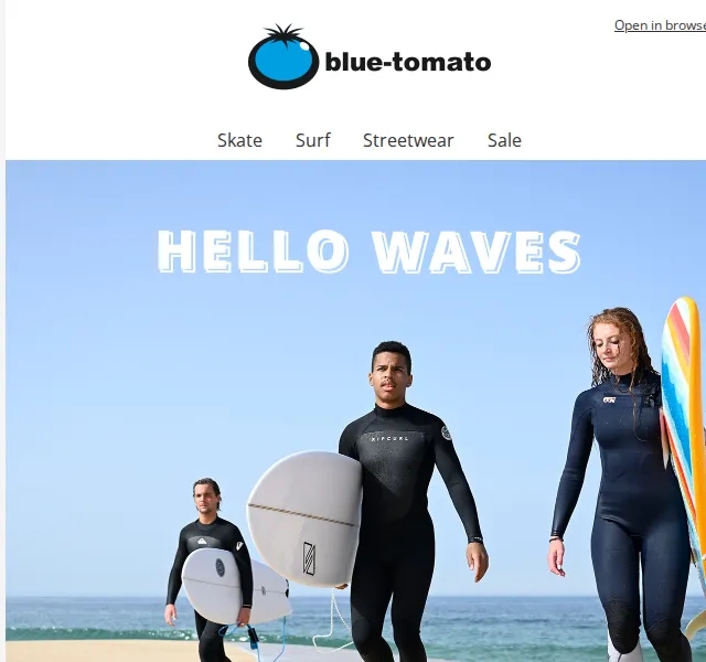 BLUE TOMATO: Surfové vybavení se slevou – červenec 2026 | Nuslet.cz