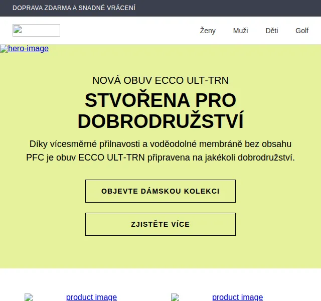 ECCO ULT-TRN: nová obuv – červen 2026 | Nuslet.cz