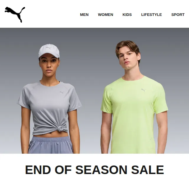 PUMA: až 50 % sleva – END OF SEASON SALE | Nuslet