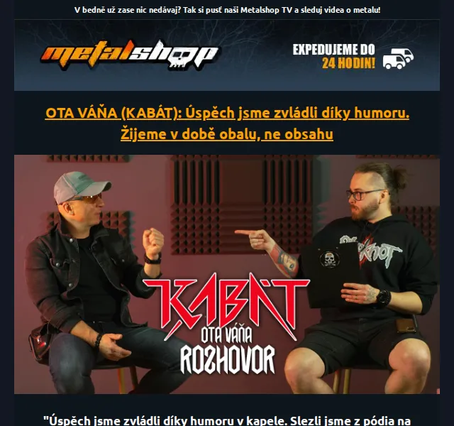 METALSHOP: Video rozhovory a recenze metalových novinek – červenec 2026 | Nuslet.cz