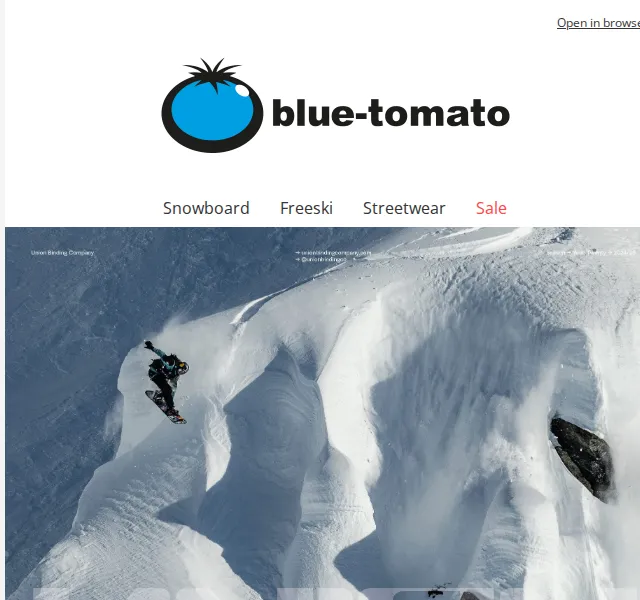 BLUE TOMATO: Snowboard vázání Union – červenec 2026 | Nuslet.cz