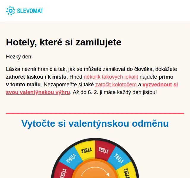 Slevomat: Valentýnské pobyty se slevou – červen 2026 | Nuslet.cz
