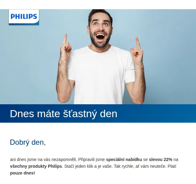 Philips: sleva 22 % na vše – červen 2026 | Nuslet.cz