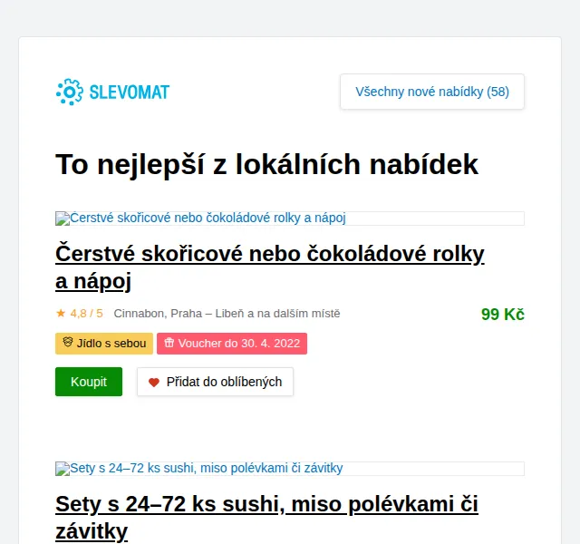 Slevomat: Sety sushi 24-72 ks od 179 Kč – červen 2026 | Nuslet.cz