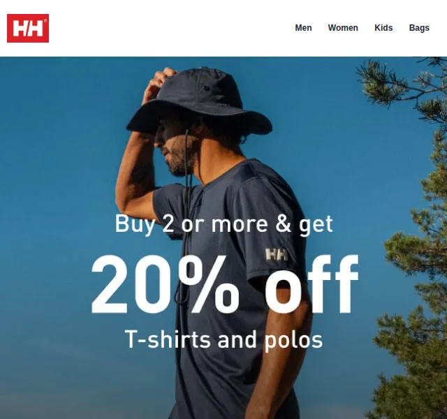 Helly Hansen: 20% sleva na trička a polokošile – červenec 2026 | Nuslet.cz