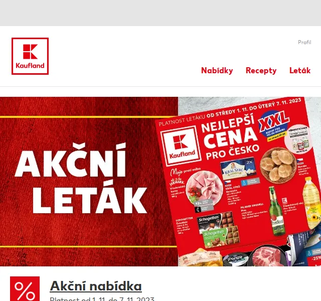 Kaufland: Sleva až 61 % na husí stehna, sýr, whiskey – červenec 2026 | Nuslet.cz
