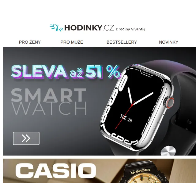 Hodinky.cz: Smartwatch se slevou až 51 % – červenec 2026 | Nuslet.cz