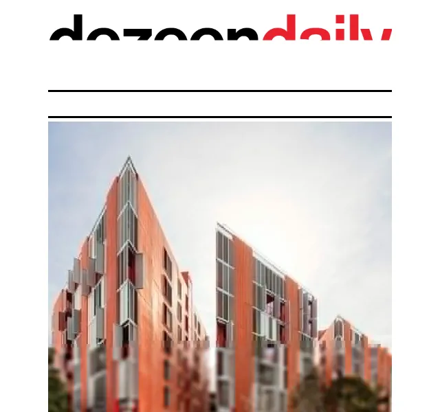 Dezeen Daily: Architektura a design – červenec 2026 | Nuslet.cz