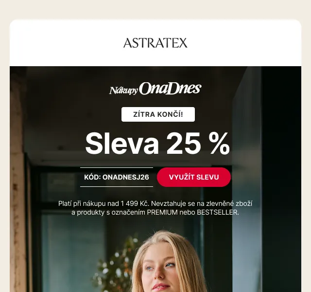Astratex.cz: Plavky a koupací oblečení -25% – květen 2026