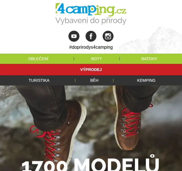 4camping.cz: Boty na turistiku a volný čas – červen 2026 | Nuslet.cz