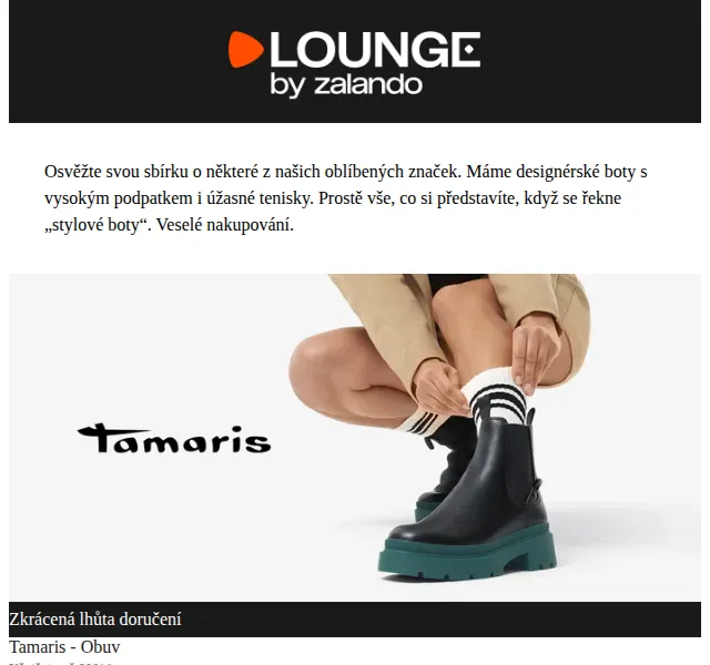 Lounge by Zalando: Tamaris a Gabor boty se slevou až 80 % – červen 2026 | Nuslet.cz