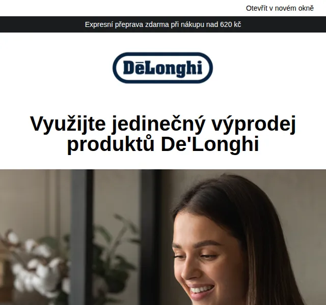 De'Longhi: Jedinečný výprodej – červen 2026 | Nuslet.cz
