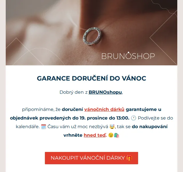 BRUNOshop: Vánoční dárky do 19. 12. – garance doručení | prosinec 2024 | Nuslet.cz