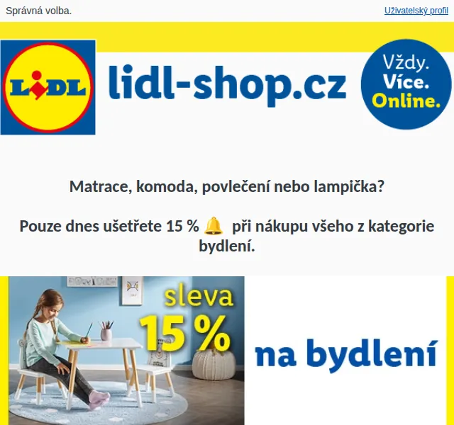 Lidl: Sleva 15 % na bydlení a vánoční dekorace – prosinec 2023 | Nuslet.cz
