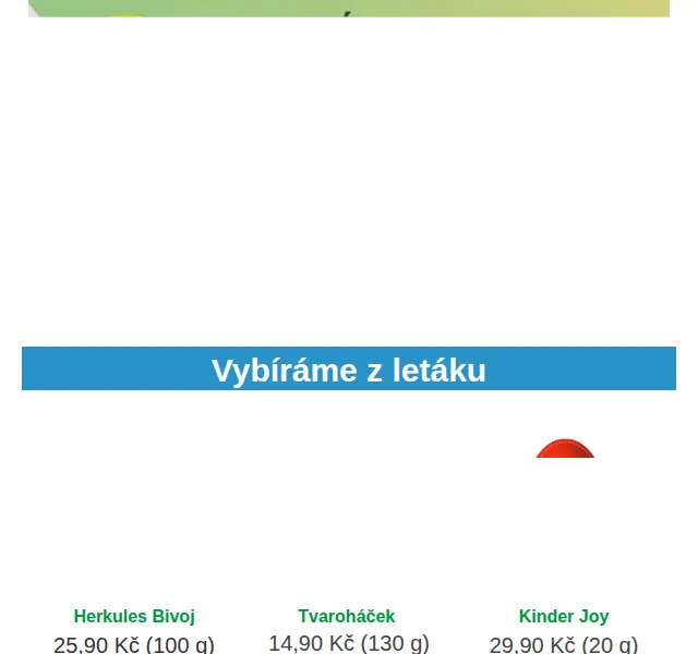 Váš HRUŠKA tým: Tvaroháček 14,90 Kč – červenec 2026 | Nuslet.cz