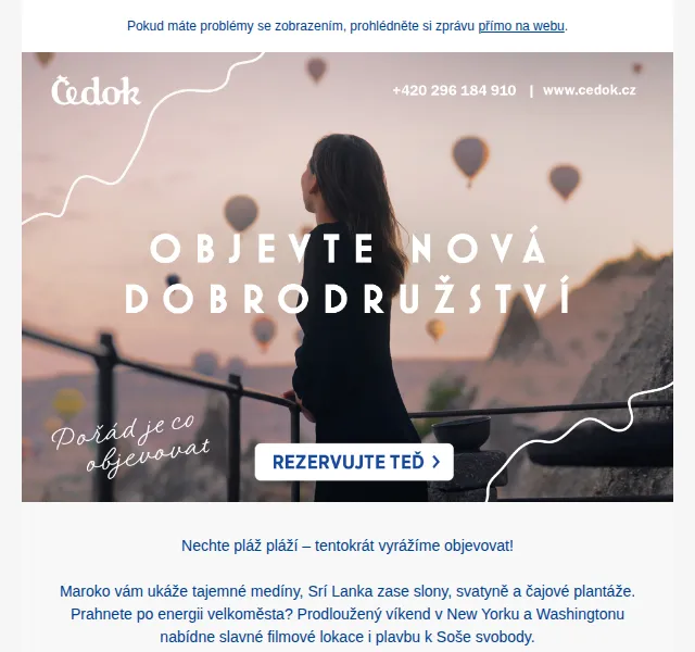 Čedok: Poznávací zájezdy od 5 490 Kč – červenec 2026 | Nuslet.cz