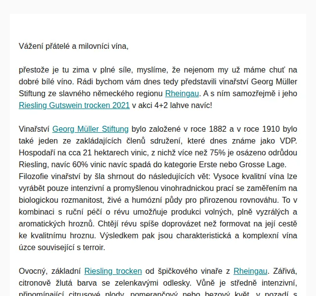 Premier Wines & Spirits | Michaela Krchová: Riesling 4+2 – červenec 2026 | Nuslet.cz