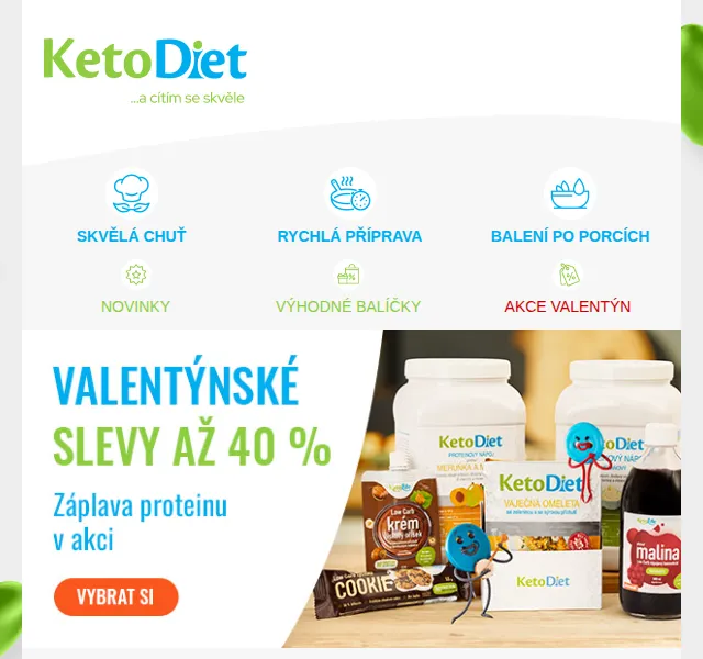 KetoDiet: Slevy až 40% na proteinové balíčky – červen 2026 | Nuslet.cz