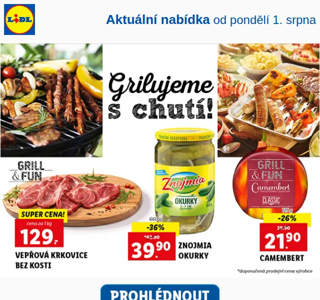 Lidl: TOP produkty pro grilování – červenec 2026 | Nuslet.cz