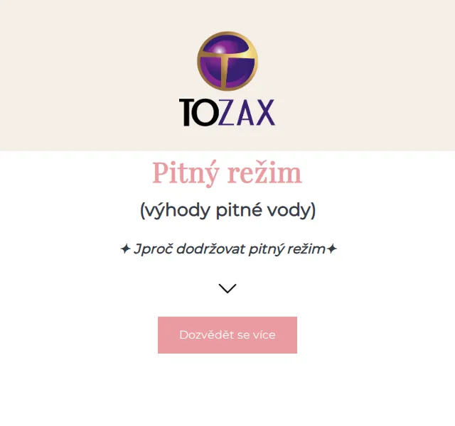 Tozax CZ: Pitný režim a jeho benefity – červenec 2026 | Nuslet.cz
